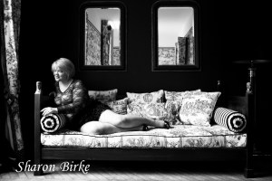 Curvy Woman Boudoir Portrait by Sharon Birke www.PowerfulGoddess.com