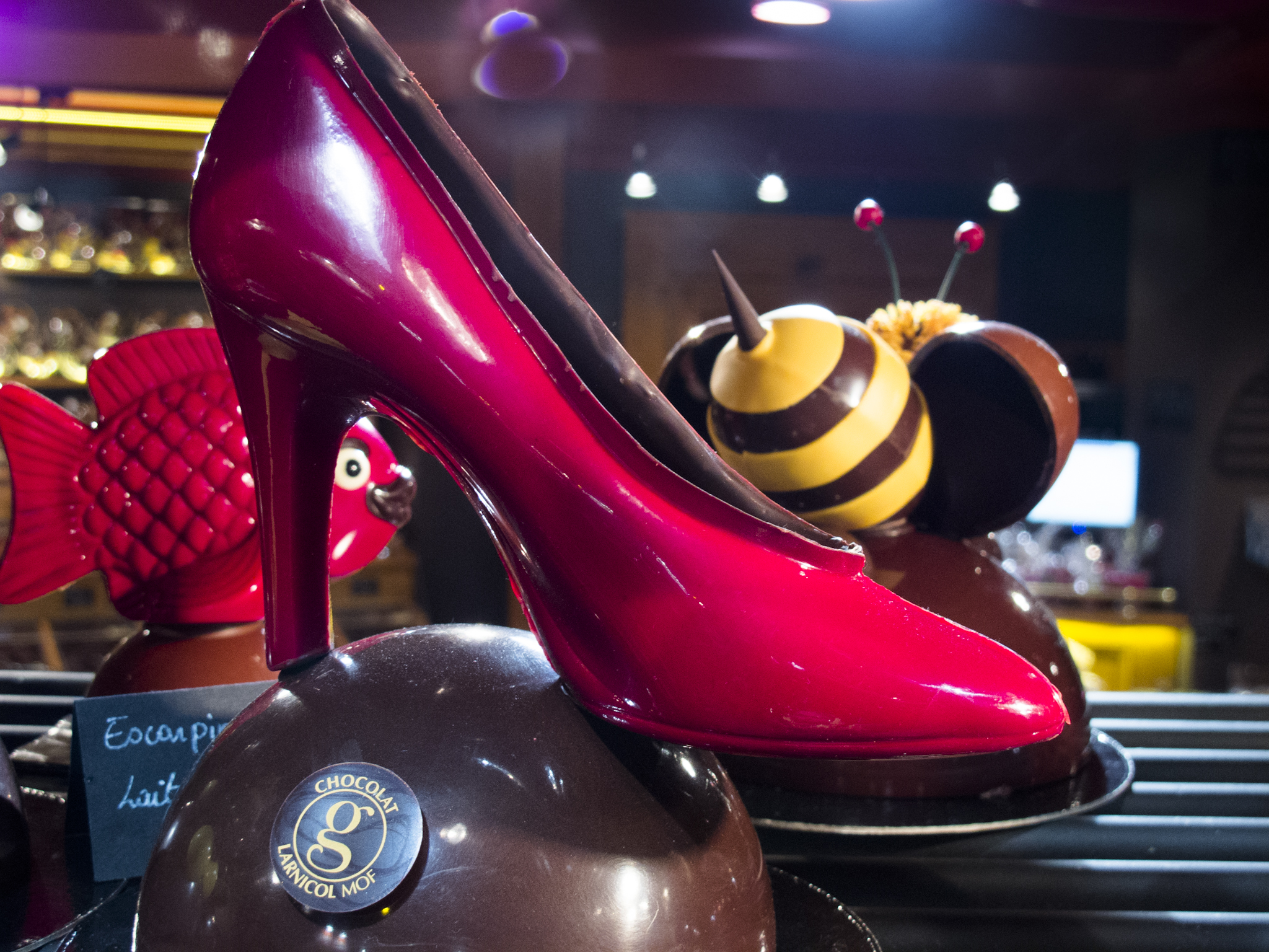 French high heels in chocolate by Sharon Birke www.PowerfulGoddess.com