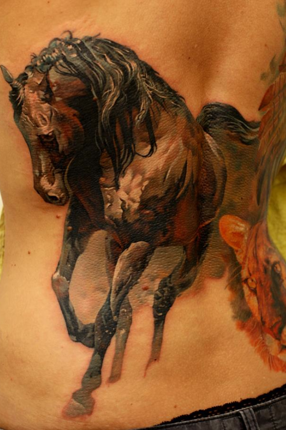 Horse Tattoo by Dmitriy Samohin