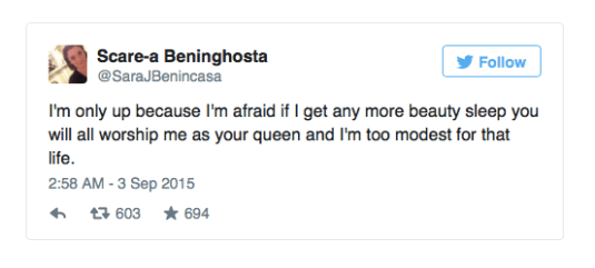 @SaraJBenincasa-funny-tweets-PowerfulGoddess