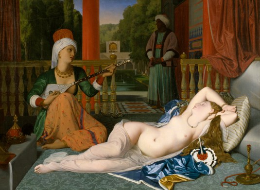 Ingres-painting-Odalisque-with-Slave-Powerful-Goddess-Portraits